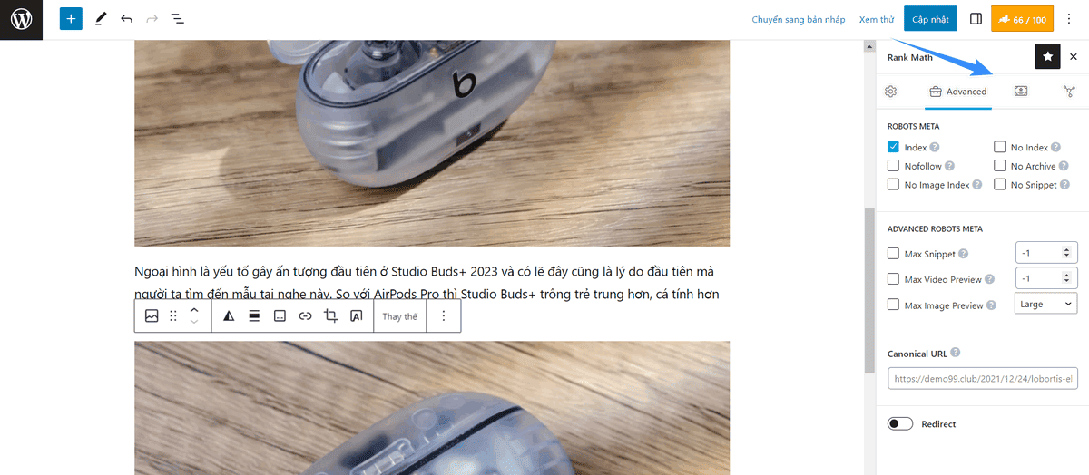 tùy chỉnh meta vá schema rank math seo