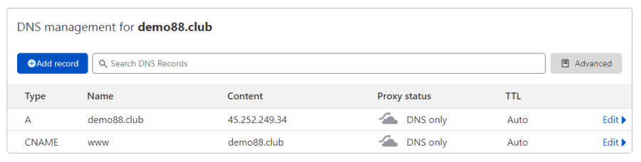 cach tro domain ve hosting inet