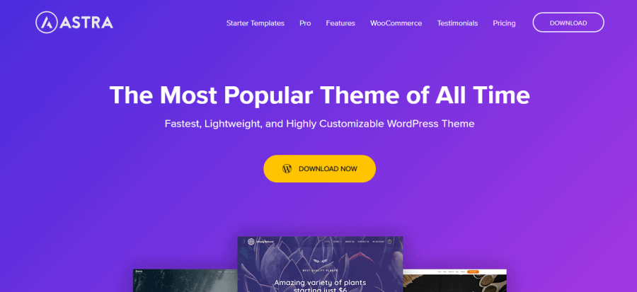 astra theme elementor