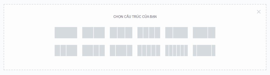 cau truc section tren elementor pro