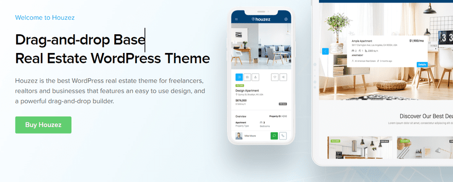 houzez theme tốt cho elementor