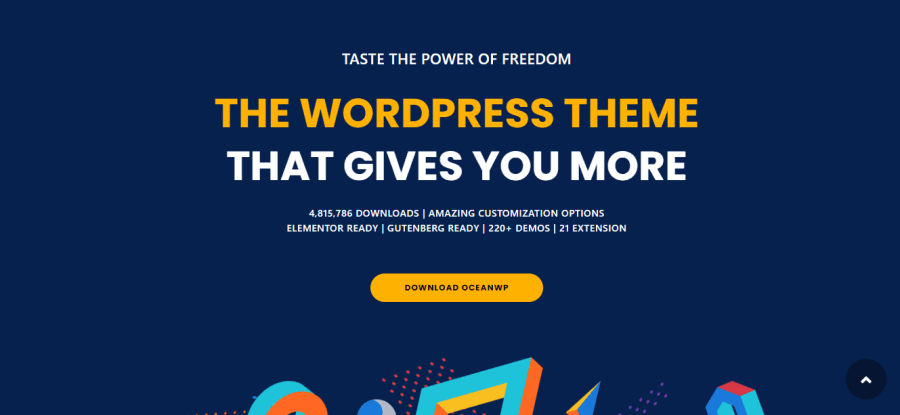 oceanwp theme cho elementor