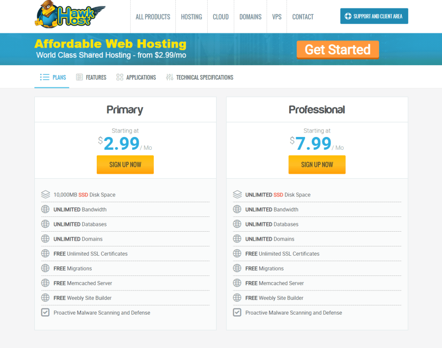 hawkhost 10 hosting tốt nhất 2022