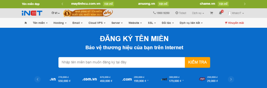 inet ttop 10 hosting tốt nhất 2022