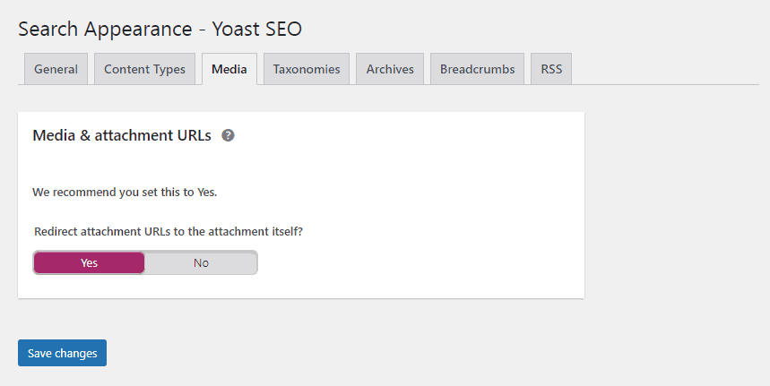 redirect media file yoast seo
