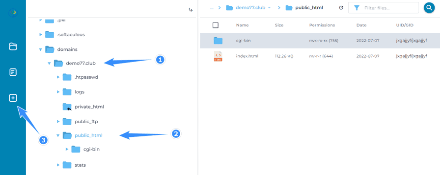 upload website lên hosting sử dụng directadmin