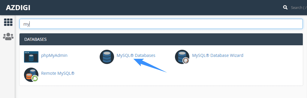 vào lại mysql database để kiểm tra lại thông tin cpanel