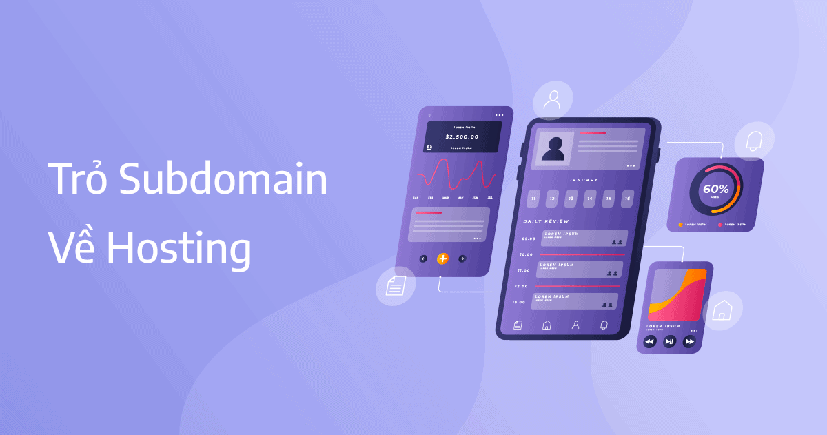 hướng dẫn trỏ subdomain về hosting và host khác