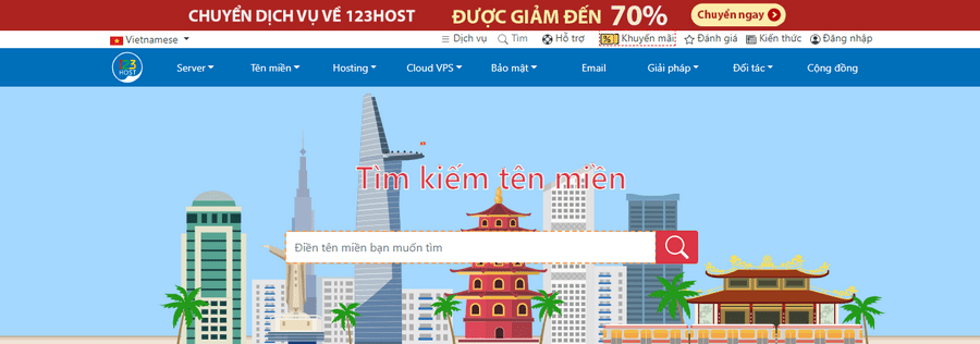 123host hosting vietnam chất lượng