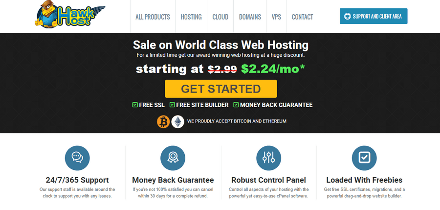 hosting wordpress hawkhost