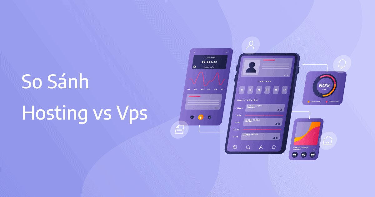 so sánh hosting vs vps