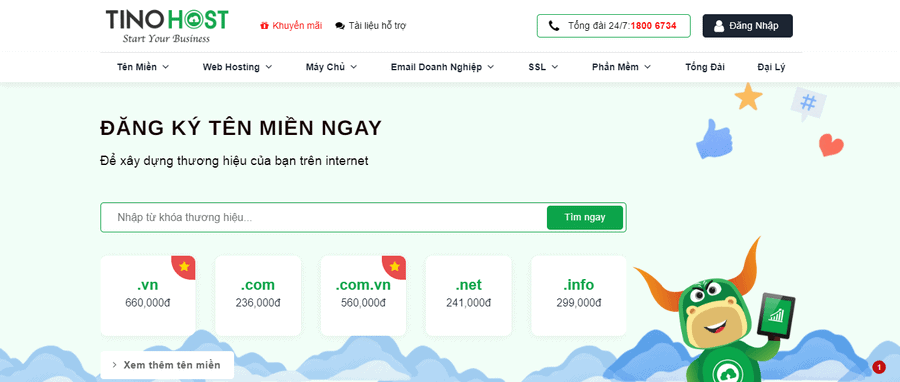 tinohost nhà cung cấp hosting việt nam chất lượng