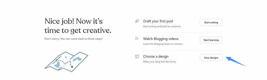 chọn giao diện thích hợp cho trang blog wordpress.com của bạn
