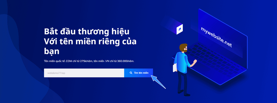 hướng dẫn mua tên miền tại azdigi