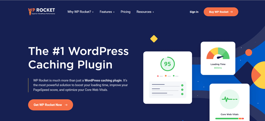 plugin cần thiết cho website WordPress WP rocket
