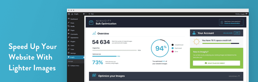plugin cần thiết cho wordpress imagify