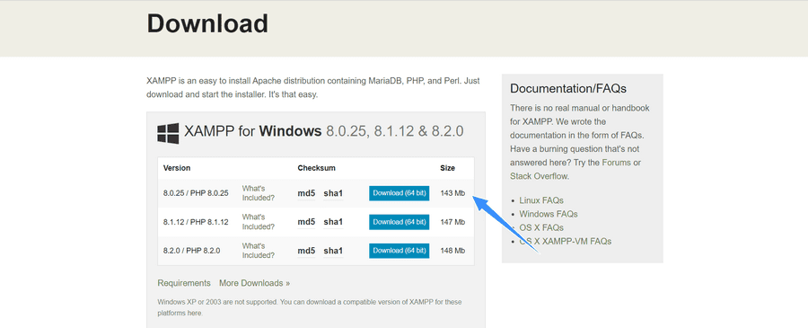 tải phần mềm xampp cho wordpress