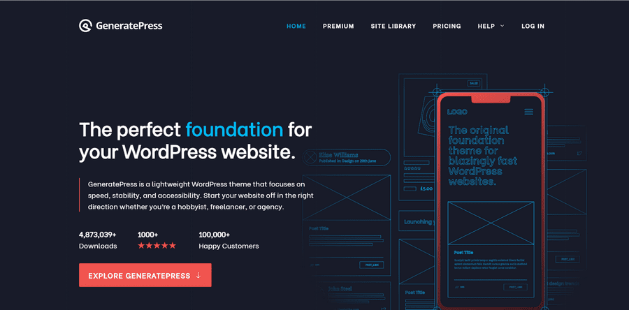theme worpdress miễn phí generatepress