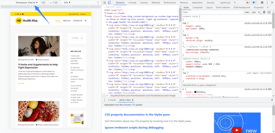 thủ thuật wordpress responsive trên nhiều thiết bị