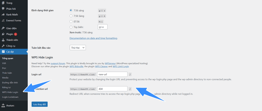 thủ thuật wordpress ẩn url đăng nhập