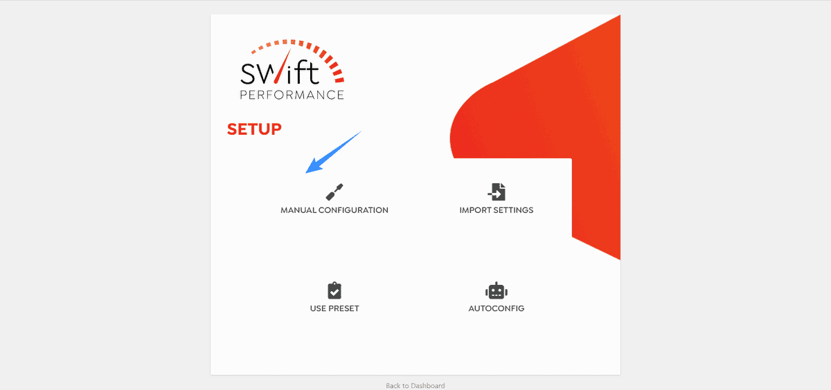 ban chon manual configuration swift performance