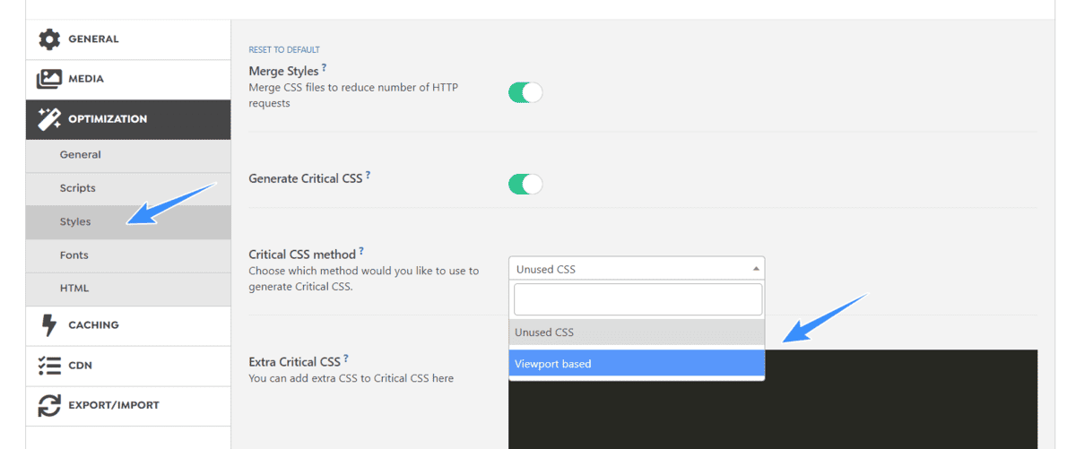 critical css swift performance
