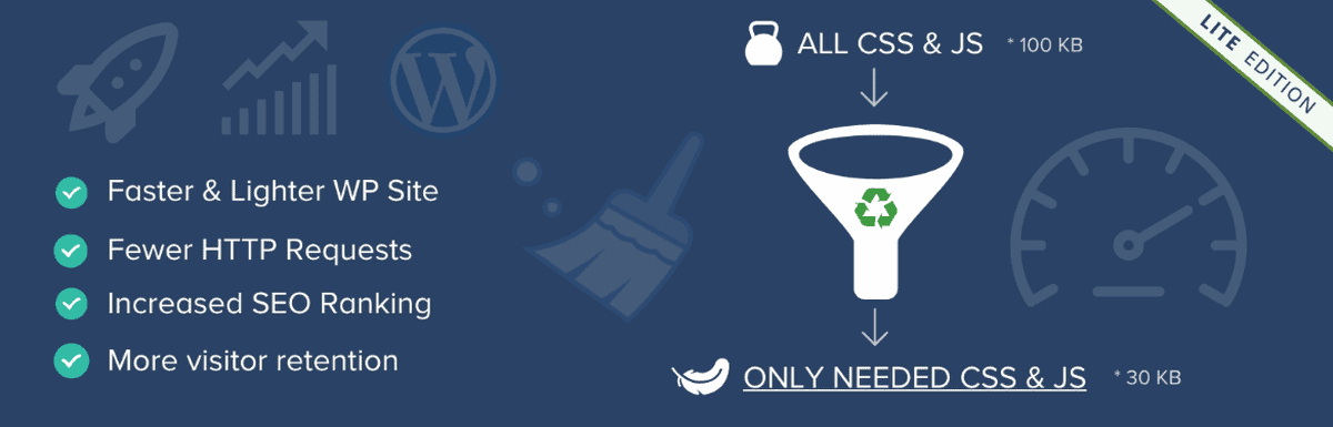 dùng asset cleanup để tăng tốc wordpresss