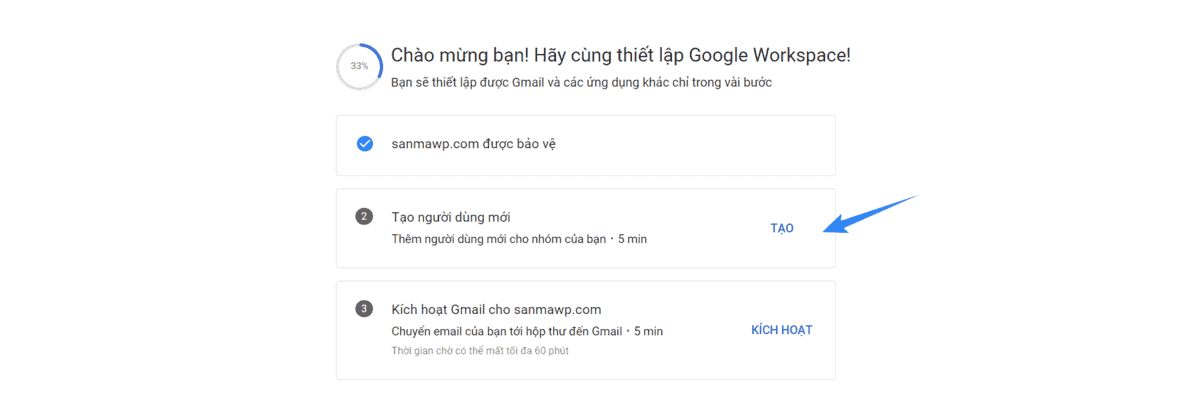 thêm người dùng cho google workspace