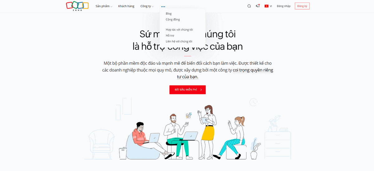 đăng ký smtp qua zoho