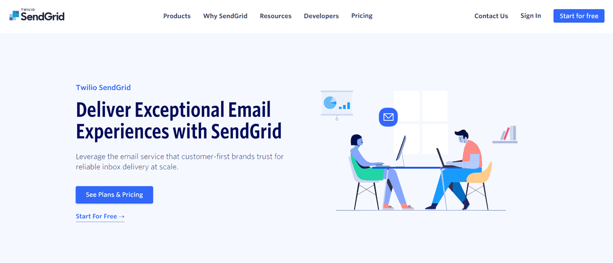 dịch vụ smtp sendgrid