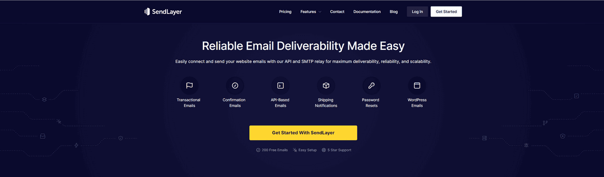dịch vụ smtp sendlayer