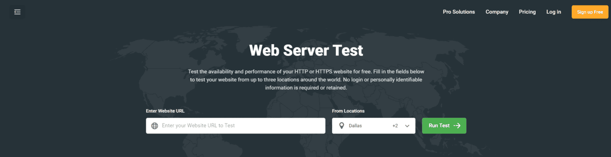 công cụ kiểm tra tốc độ hosting miễn phí dotcom tools